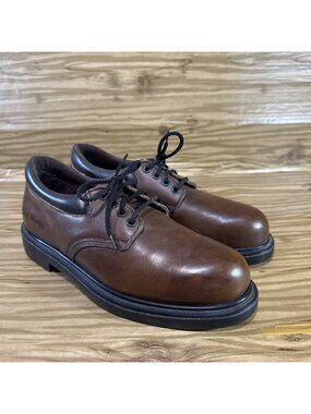 Red Wing Shoes 4407 steel toe shoes Size 8 US Color Brown